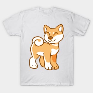 Happy Shiba Inu - Red T-Shirt